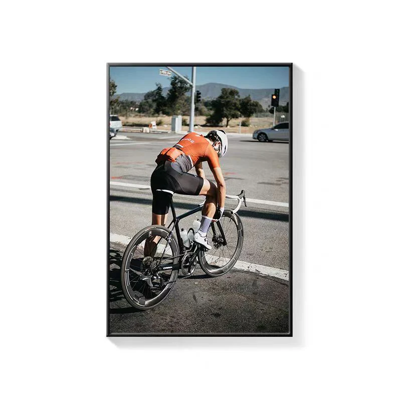 Road Cycling Wall Art Canvas Print – Tour De France Style Cycling Racing Bike Poster with Frame - Image 40