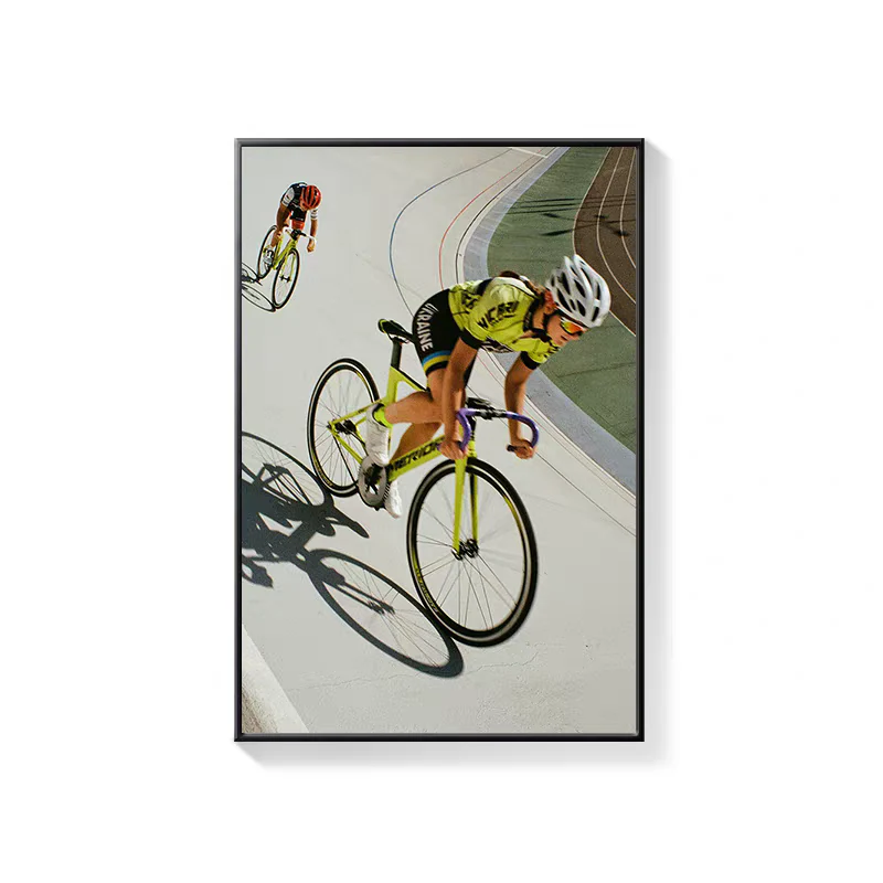 Road Cycling Wall Art Canvas Print – Tour De France Style Cycling Racing Bike Poster with Frame - Image 42