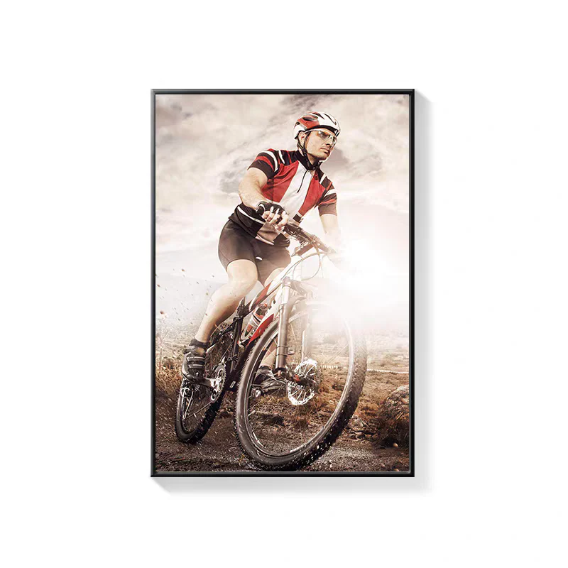Road Cycling Wall Art Canvas Print – Tour De France Style Cycling Racing Bike Poster with Frame - Image 45