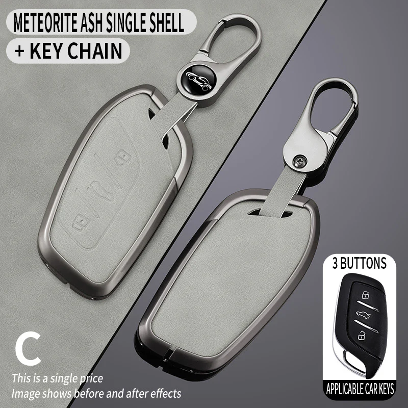 Roewe Zinc Alloy Full Protection Car Key Fob Case Cover For RX5 PLUS, i5, i6 MAX, D7, CLEVER, RX3, IMAX8, ei5, ei6 - Image 9