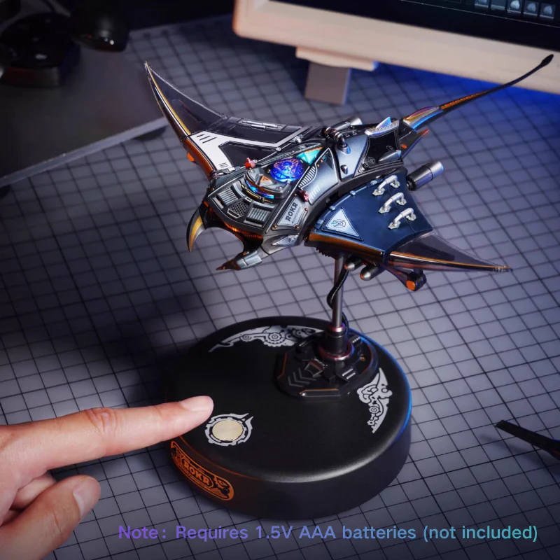 ROKR 3D Mechanical Manta Ray DIY Toy Building Blocks - Image 7