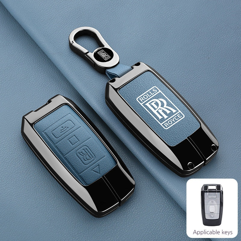 Rolls-Royce Aluminum Alloy Shockproof Car Key Case Cover for Cullinan, Phantom, Ghost, Wraith, and Dawn - Image 10