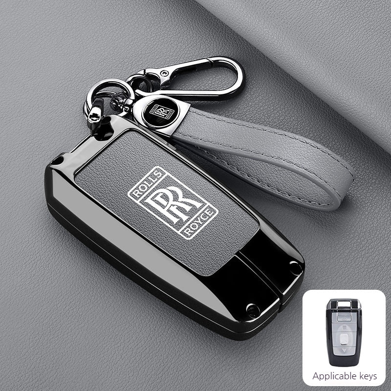 Rolls-Royce Aluminum Alloy Shockproof Car Key Case Cover for Cullinan, Phantom, Ghost, Wraith, and Dawn - Image 11