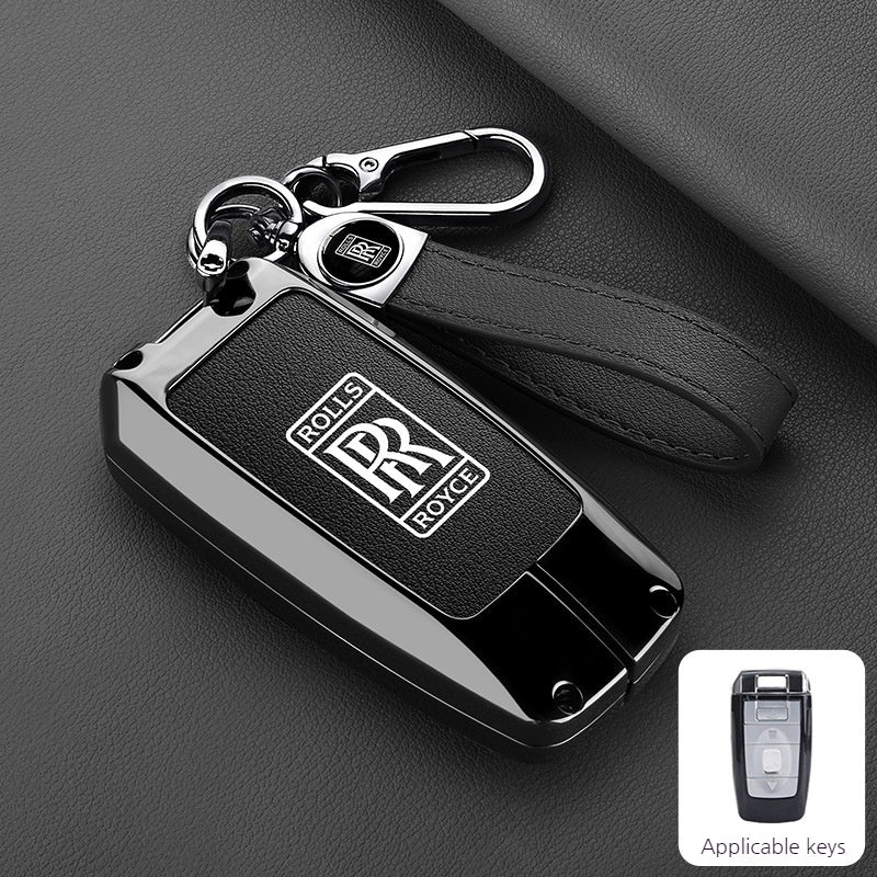 Rolls-Royce Aluminum Alloy Shockproof Car Key Case Cover for Cullinan, Phantom, Ghost, Wraith, and Dawn - Image 13