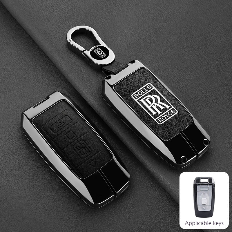 Rolls-Royce Aluminum Alloy Shockproof Car Key Case Cover for Cullinan, Phantom, Ghost, Wraith, and Dawn - Image 14