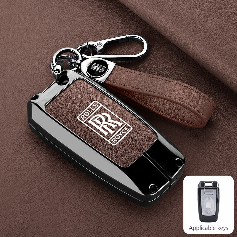 Rolls-Royce Aluminum Alloy Shockproof Car Key Case Cover for Cullinan, Phantom, Ghost, Wraith, and Dawn - Image 15