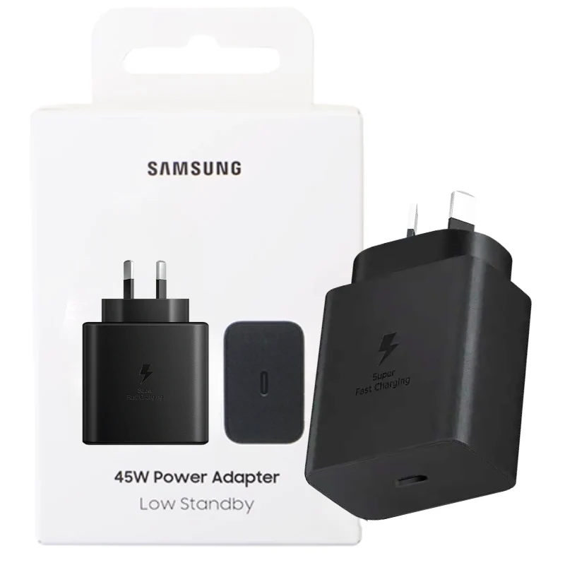 Samsung 45W Super Fast PD Type-C USB-C Port Wall Charger Travel Power Adapter (AU Plug)