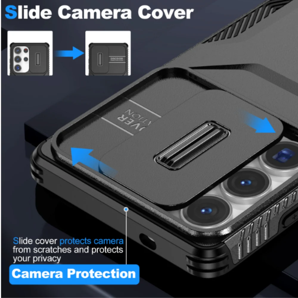 Samsung Galaxy A54 5G (A546) - Anti-slip Sliding Window Heavy Duty Series Case - Image 15