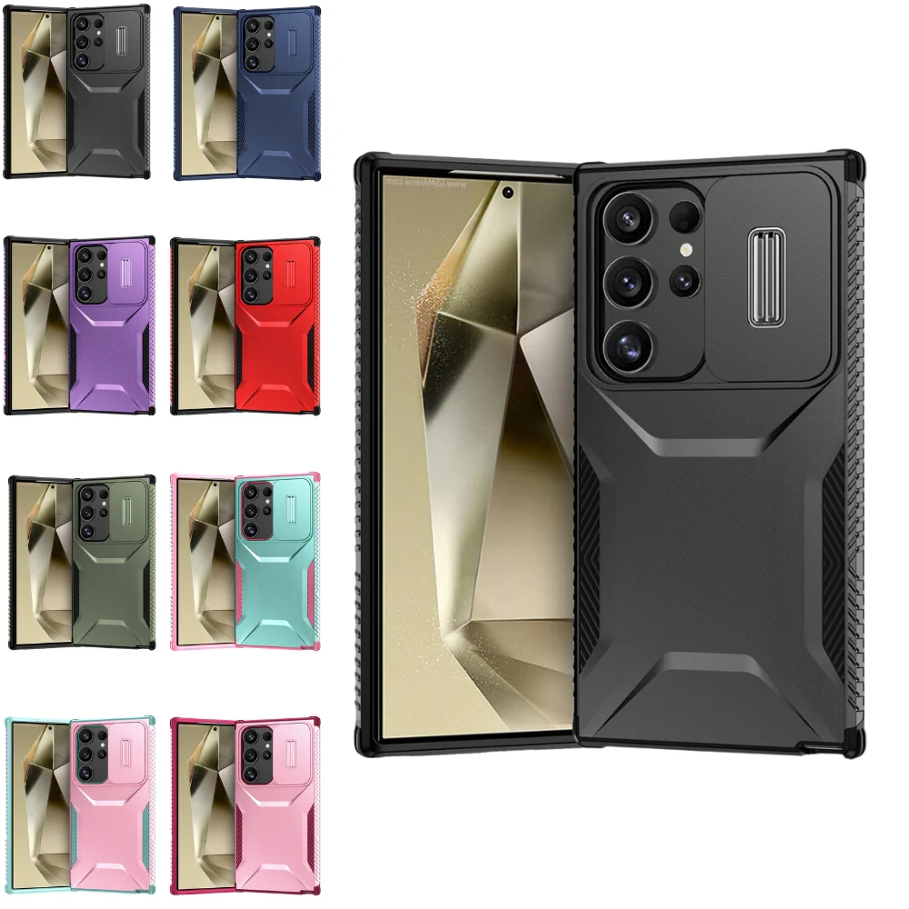 Samsung Galaxy A54 5G (A546) - Anti-slip Sliding Window Heavy Duty Series Case - Image 2