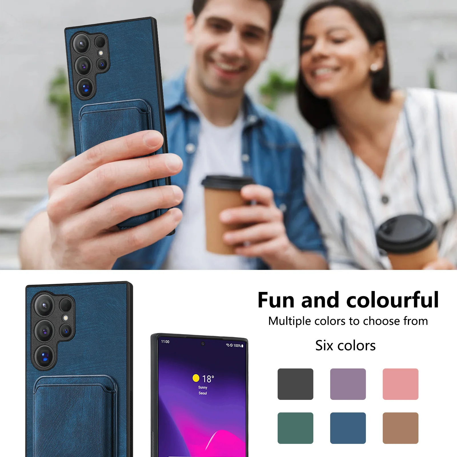 Samsung Galaxy A16 (SM-A165/SM-A166) - Business Shockproof Magnetic Attraction Leather Wallet Series Case - Image 16