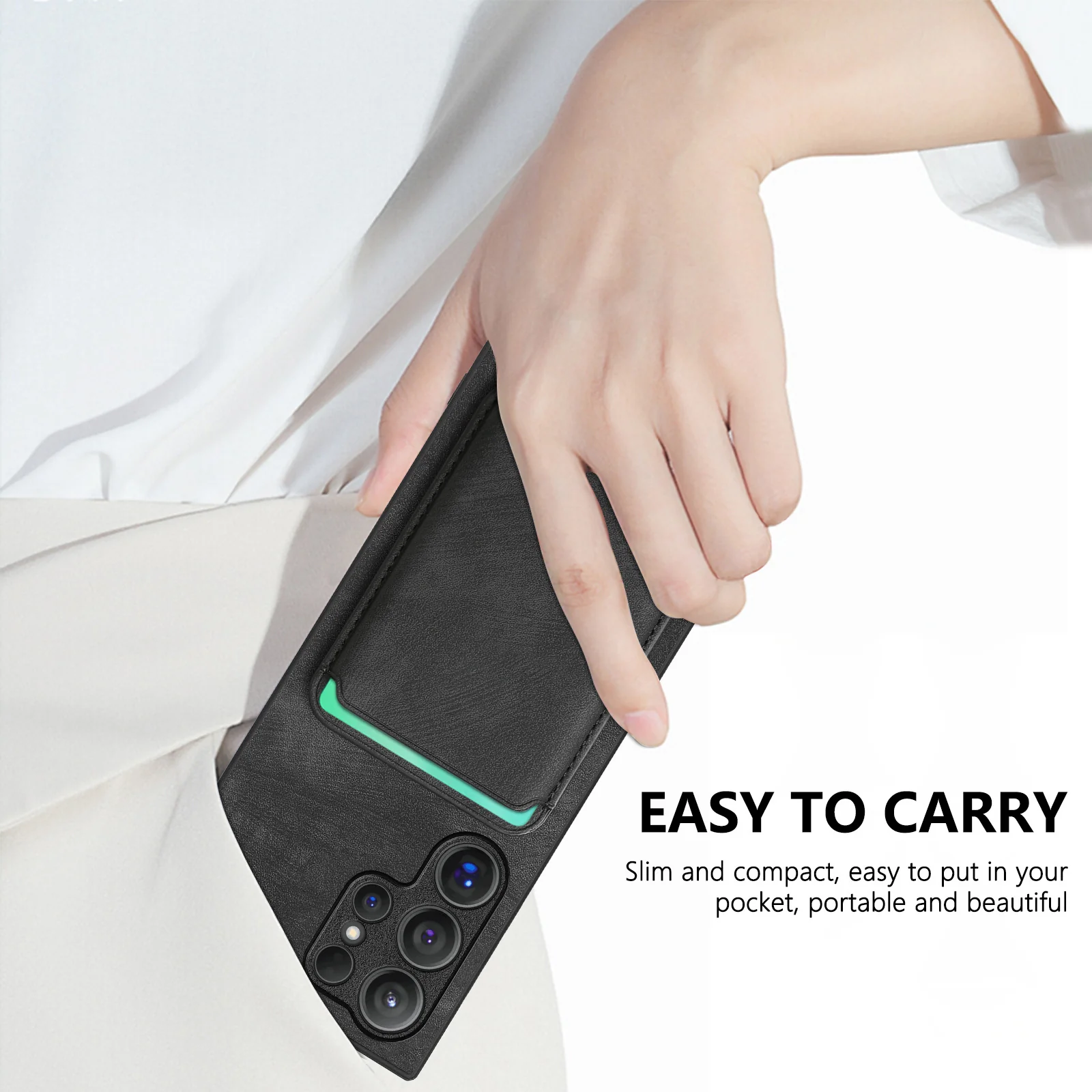 Samsung Galaxy A16 (SM-A165/SM-A166) - Business Shockproof Magnetic Attraction Leather Wallet Series Case - Image 19