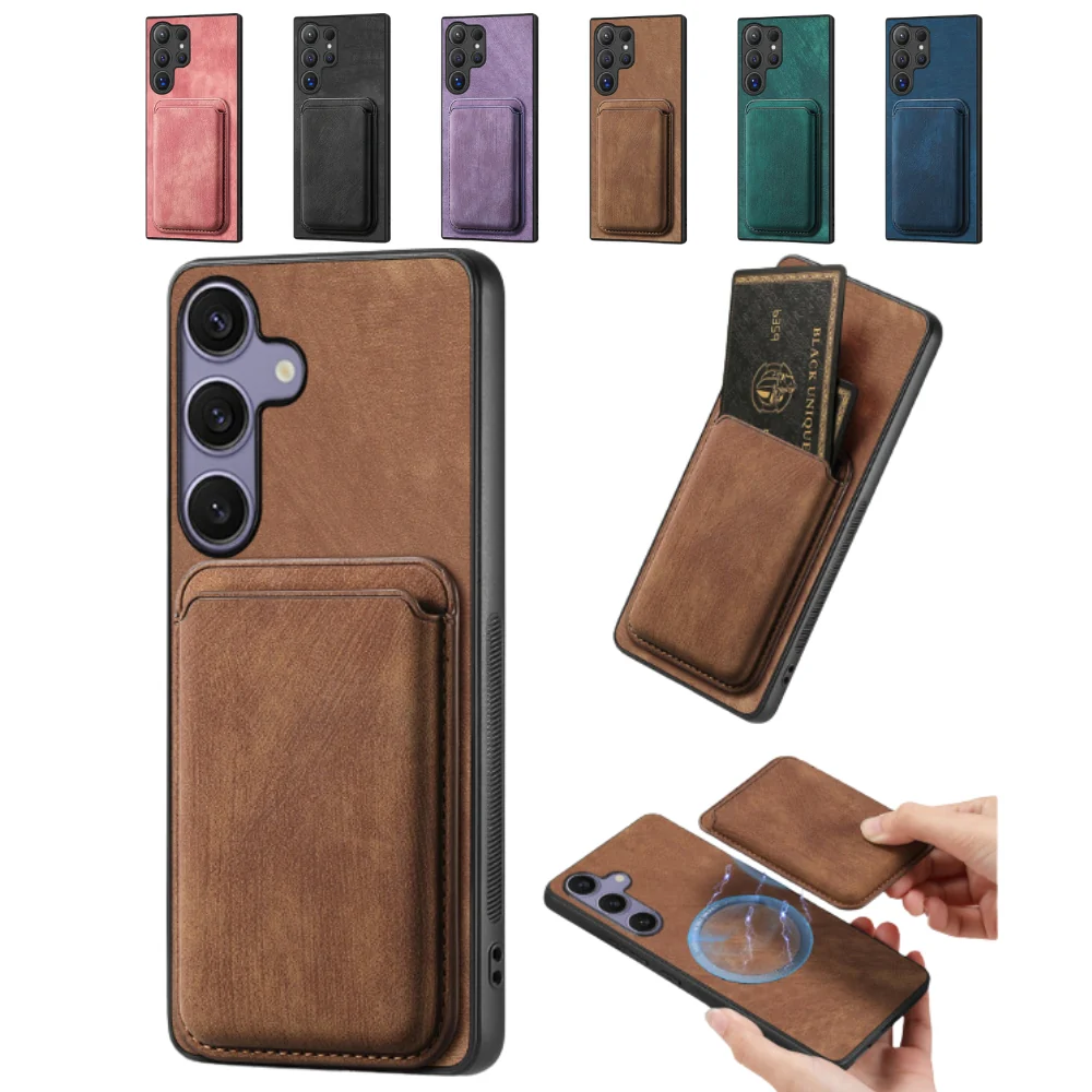 Samsung Galaxy A16 (SM-A165/SM-A166) - Business Shockproof Magnetic Attraction Leather Wallet Series Case - Image 2