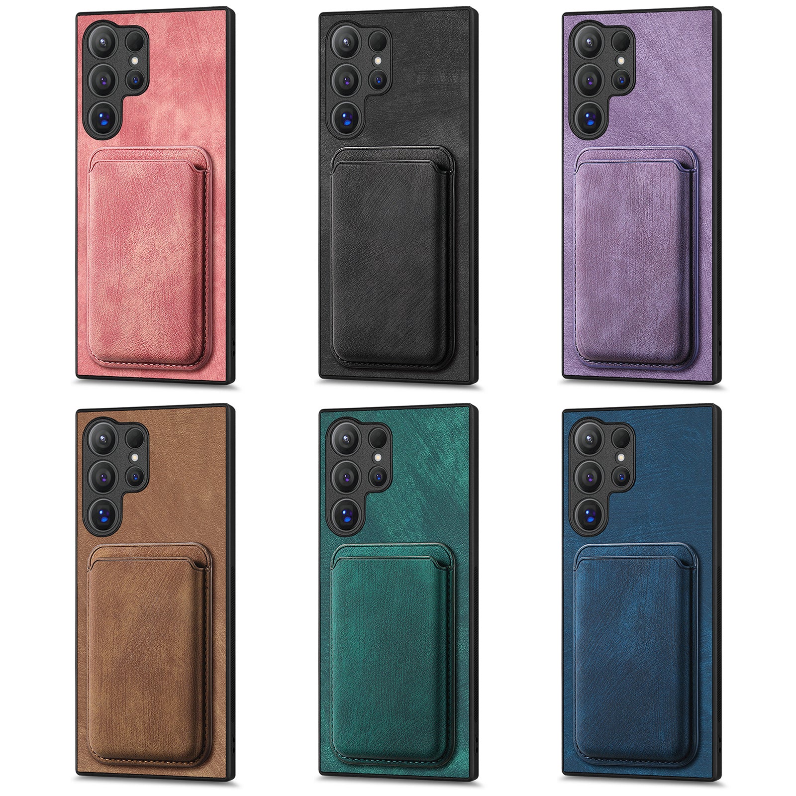 Samsung Galaxy A16 (SM-A165/SM-A166) - Business Shockproof Magnetic Attraction Leather Wallet Series Case - Image 3