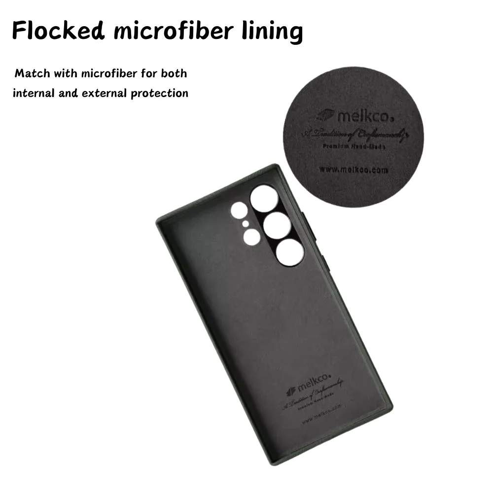Samsung Galaxy S23/Plus/Ultra - Melkco Business Drop Proof Genuine Leather Series Case - Image 8