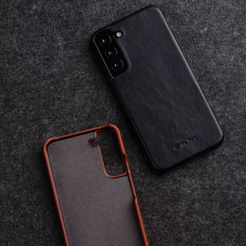 Samsung Galaxy S25 & Plus & Ultra - Premium Genuine Leather Business Shockproof Soft-Touch Case - Image 8
