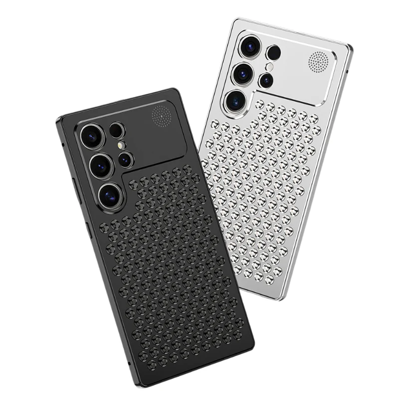 Samsung galaxy S25 Ultra 5G (SM-S938) - Fashion Aromatherapy Heat Dissipation Aluminum Alloy Metal Case