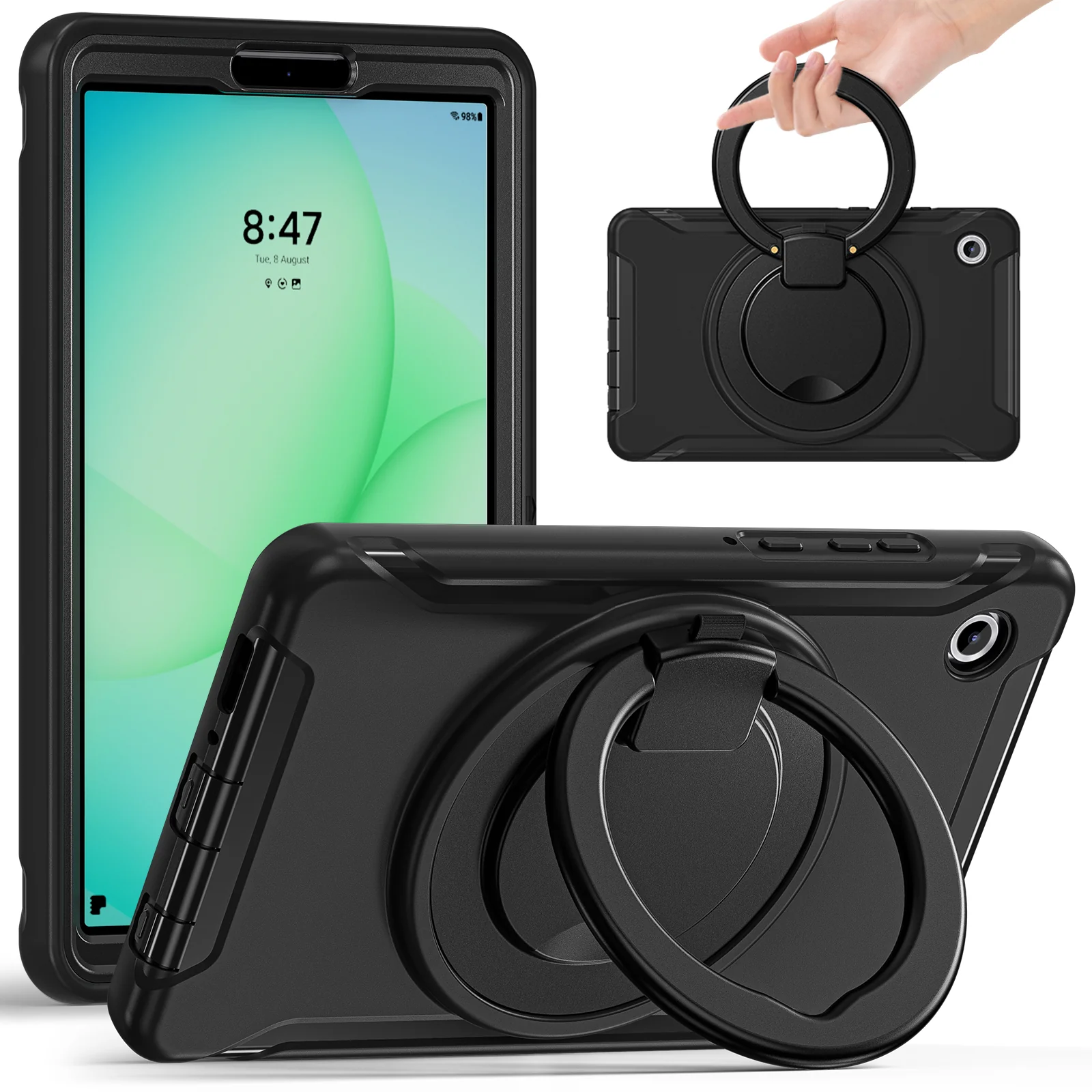 Samsung Galaxy Tab A11 Plus (2025) 11" 360° Rotating Shockproof Rugged Case - Image 7