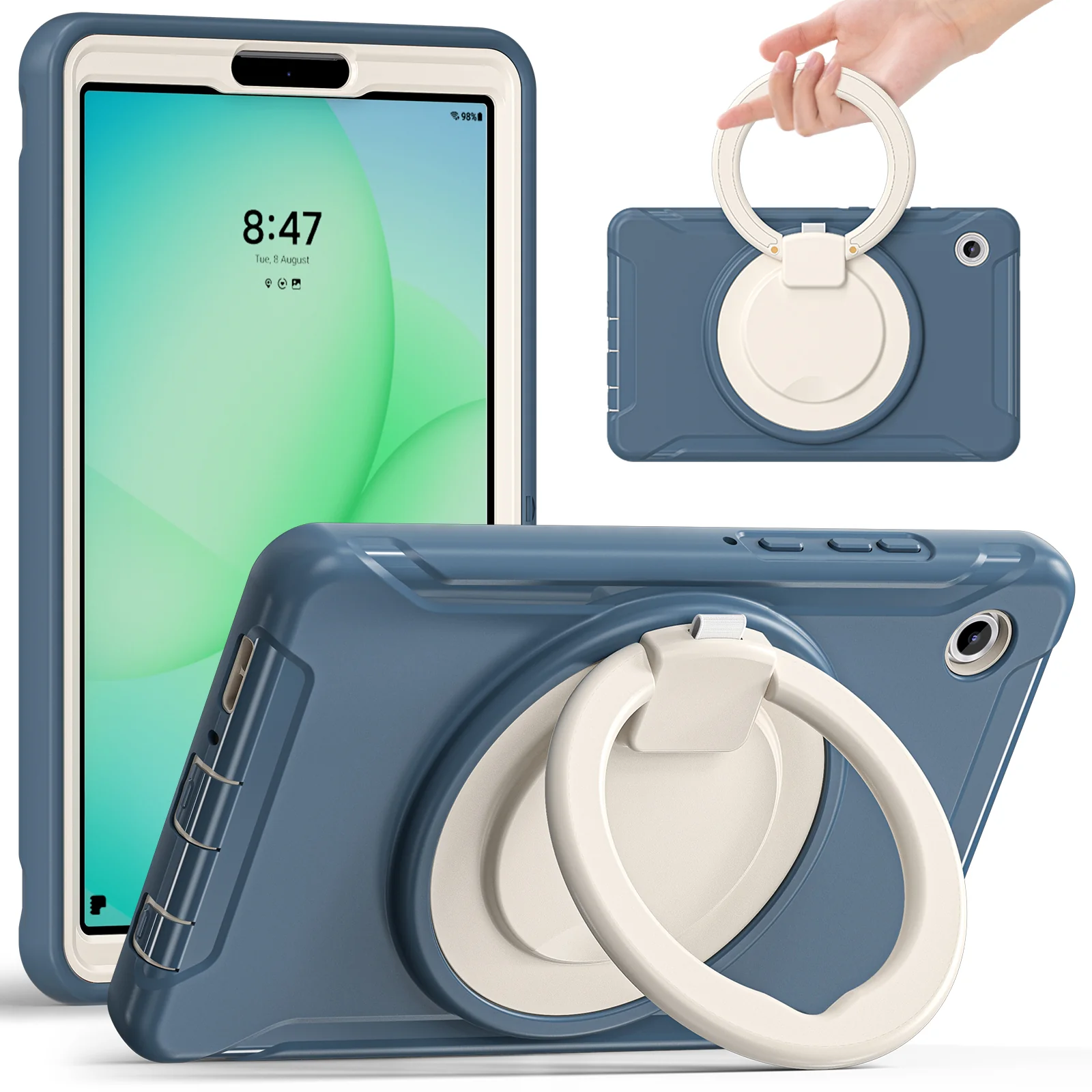 Samsung Galaxy Tab A11 Plus (2025) 11" 360° Rotating Shockproof Rugged Case - Image 2
