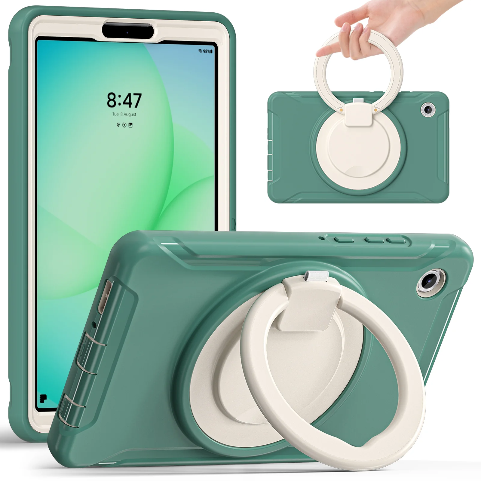 Samsung Galaxy Tab A11 Plus (2025) 11" 360° Rotating Shockproof Rugged Case - Image 5