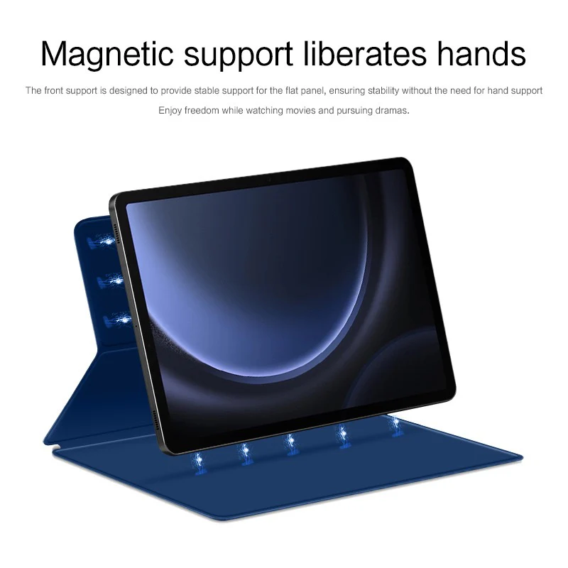 Samsung Galaxy Tab S10 FE Plus (2025) 13.1" - Business Magnetic Slim Anti-Fingerprint Case - Image 3