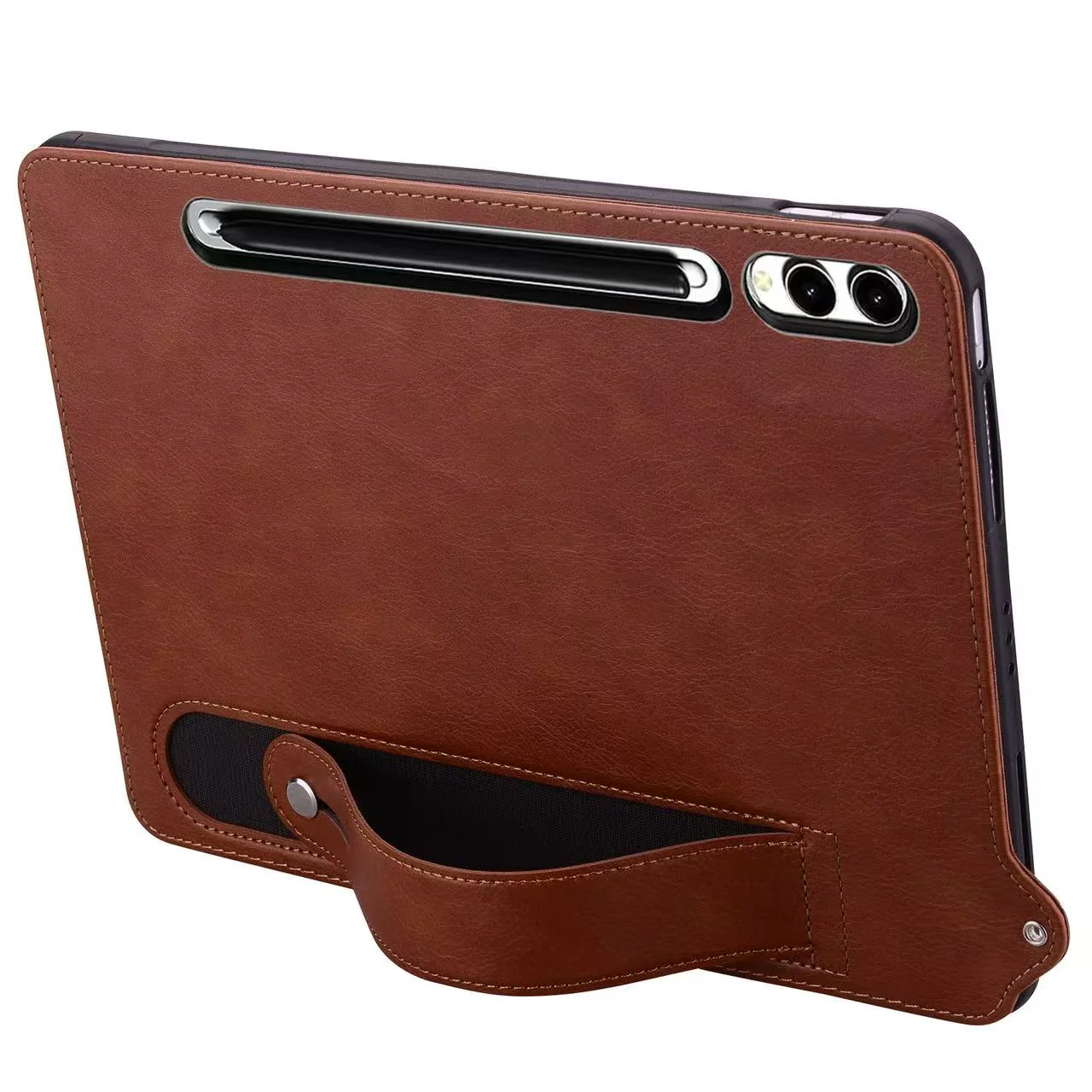 Samsung Galaxy Tab S11 Ultra (2025) 14.6" - Shockproof Stand Hand Strap Tablet Case Leather TPU Case - Image 5