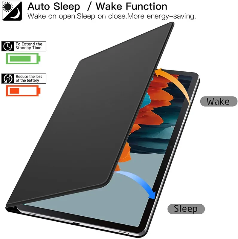 Samsung Galaxy Tab S6 Lite 10.4’’ 2020 (P610/P615) - Anti Fingerprint Magnetic Leather Case - Image 11