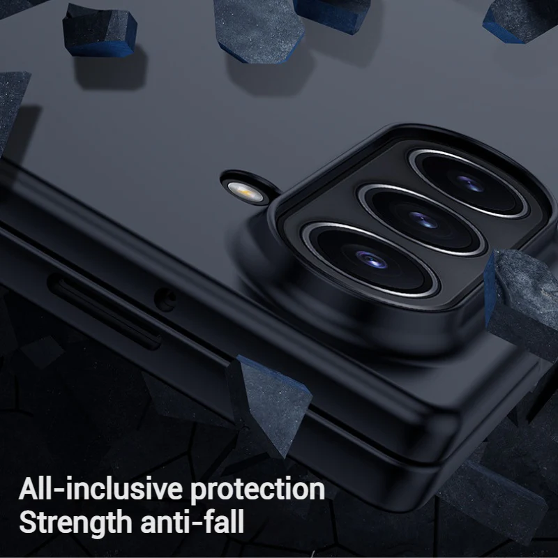 Samsung Galaxy Z Fold7 - Minimalism Matte Shockproof Protective Case - Image 4