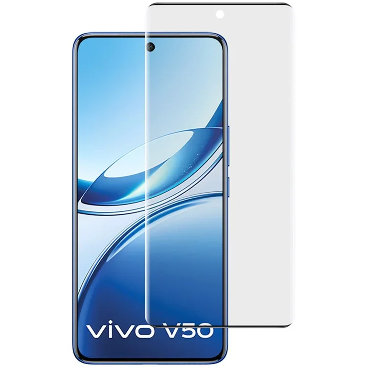 [Side Glue][HD] VIVO V50 - Full Covered Curved 9H Tempered Glass Screen Protective Protector