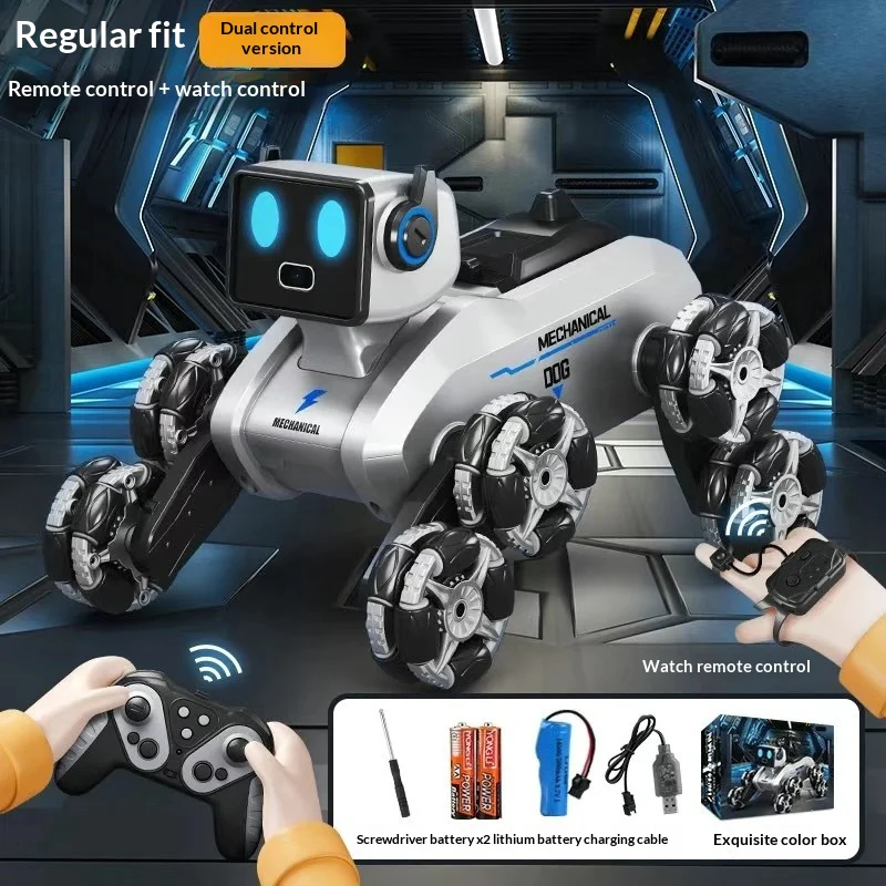 Smart 8-Wheel Gesture Control Robot Dog Toy with Camera & Spray Stunt Functions - Image 15