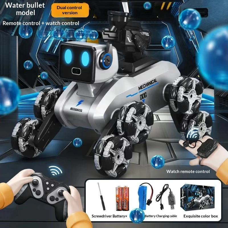 Smart 8-Wheel Gesture Control Robot Dog Toy with Camera & Spray Stunt Functions - Image 16
