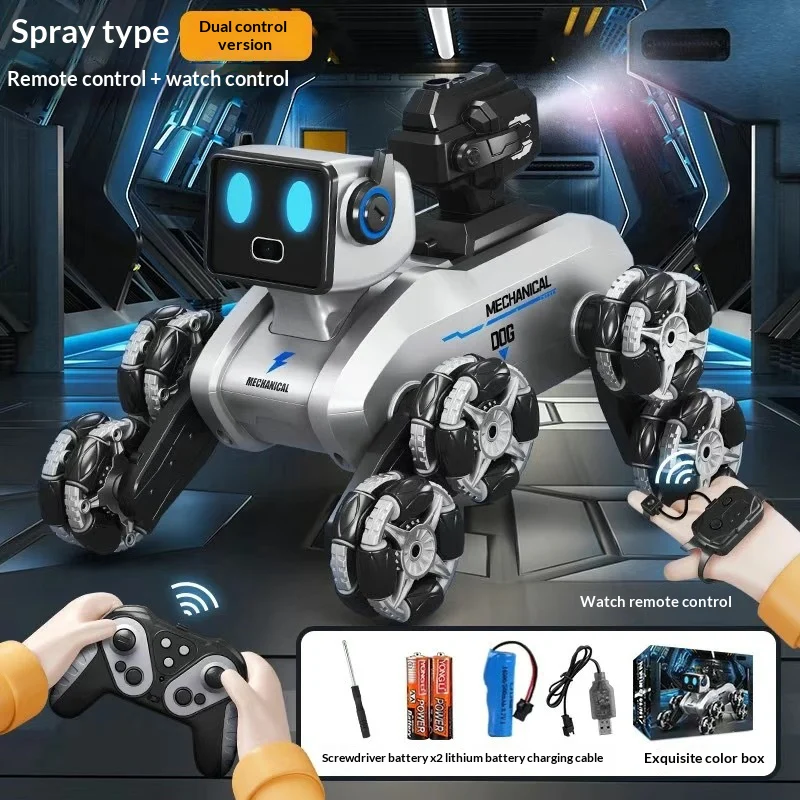 Smart 8-Wheel Gesture Control Robot Dog Toy with Camera & Spray Stunt Functions - Image 18