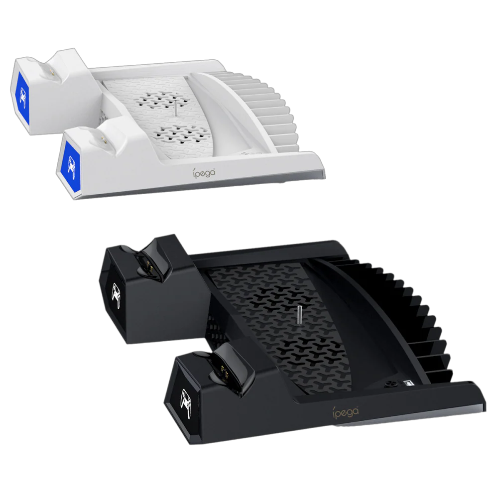 Sony PlayStation 5 PS5 - Fast Charging Vertical Stand Dock With Built-in Cooling Fan - Image 4