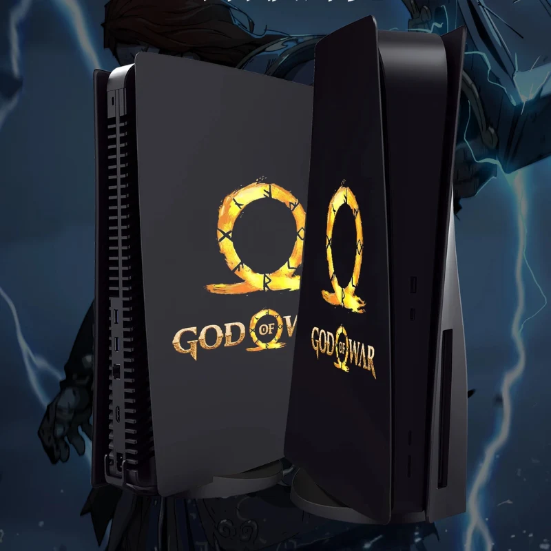 Sony PlayStation 5 PS5 God of War Style Matte DIY Replacement Console Cover – Custom Protective Faceplates - Image 5