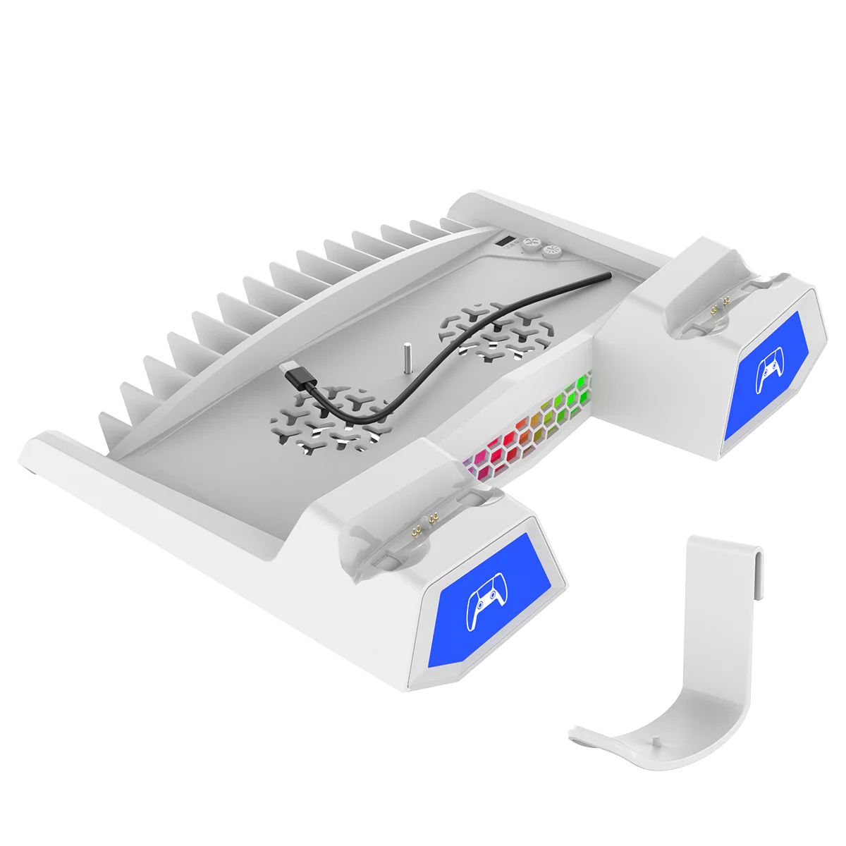 Sony PlayStation PS5 & P5 Slim - All-in-one Multifunctional Dock Charger Station Holder - Image 4