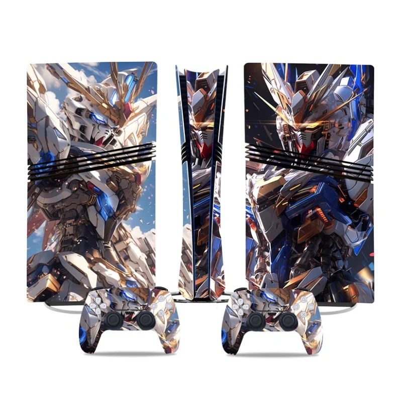 Sony PlayStation PS5 Pro Gundam Digital Edition Console Skin Sticker – No Residue PVC | Scratch-Resistant Gaming Designs - Image 3
