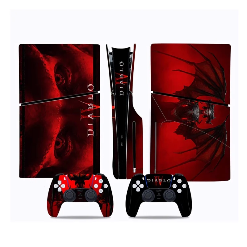 Sony PlayStation PS5 Slim Disc Edition Anime and Gaming Theme Console Skin Sticker – No Residue PVC | Scratch-Resistant Gaming Designs - Image 11