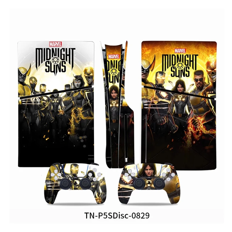 Sony PlayStation PS5 Slim Disc Edition Anime and Gaming Theme Console Skin Sticker – No Residue PVC | Scratch-Resistant Gaming Designs - Image 13
