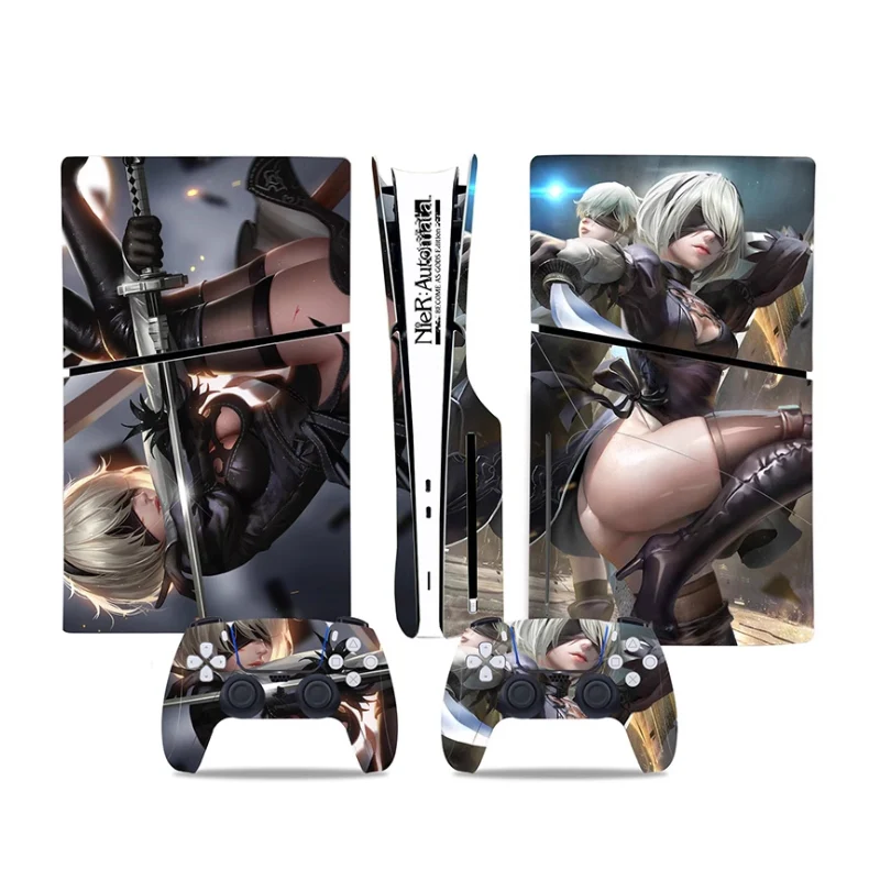 Sony PlayStation PS5 Slim Disc Edition Anime and Gaming Theme Console Skin Sticker – No Residue PVC | Scratch-Resistant Gaming Designs - Image 16