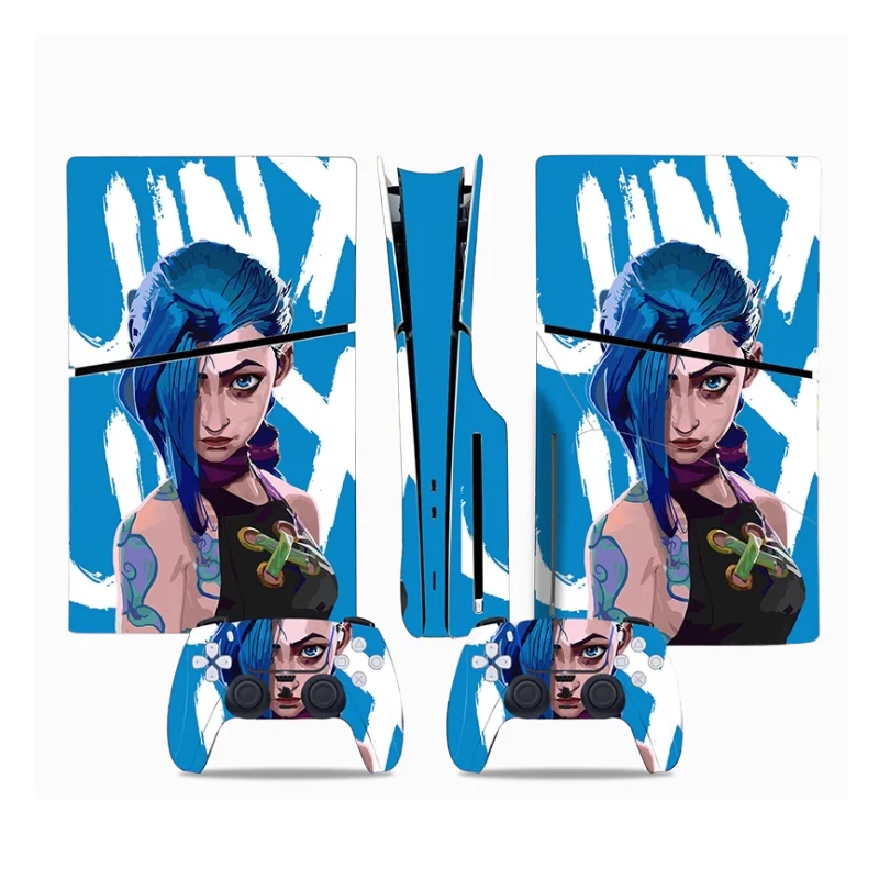 Sony PlayStation PS5 Slim Disc Edition Anime and Gaming Theme Console Skin Sticker – No Residue PVC | Scratch-Resistant Gaming Designs - Image 5