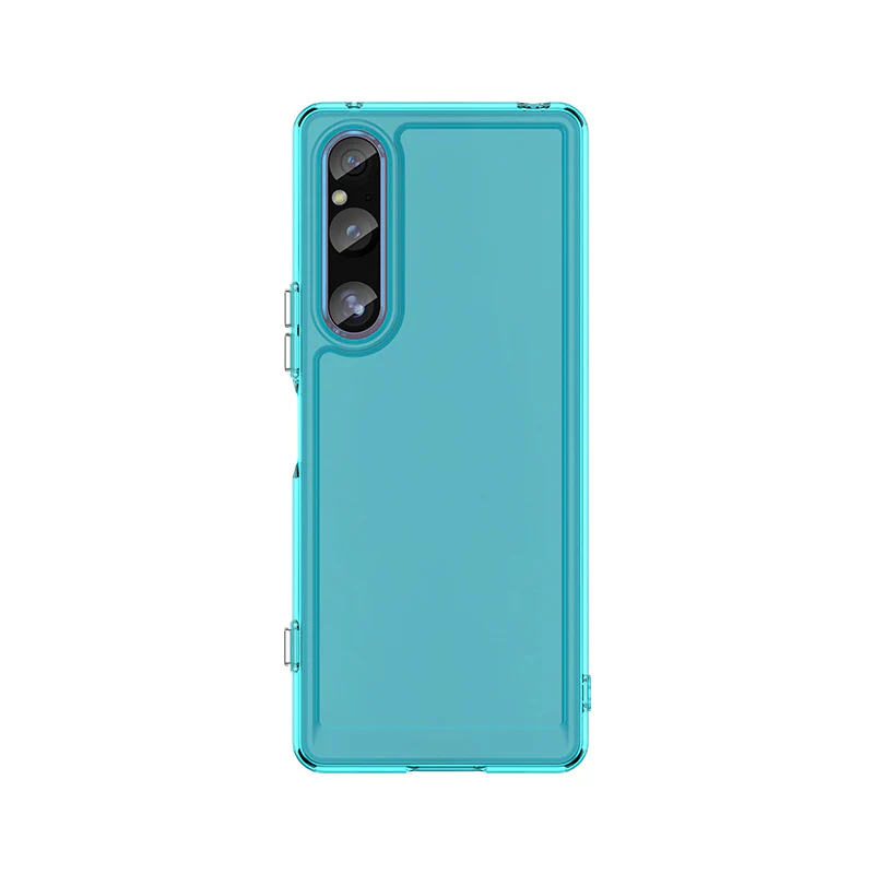 Sony Xperia 5 V - Candy Colors TPU Silicone Transparent Heavy Duty Series Case - Image 2
