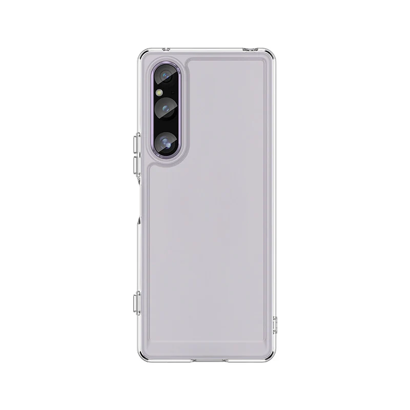 Sony Xperia 5 V - Candy Colors TPU Silicone Transparent Heavy Duty Series Case - Image 5