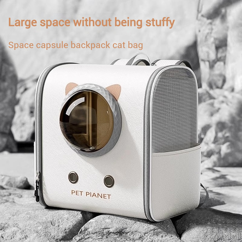 Space Capsule Large Capacity Pet Portable Backpack Shoulder Carrier Bag - Image 9