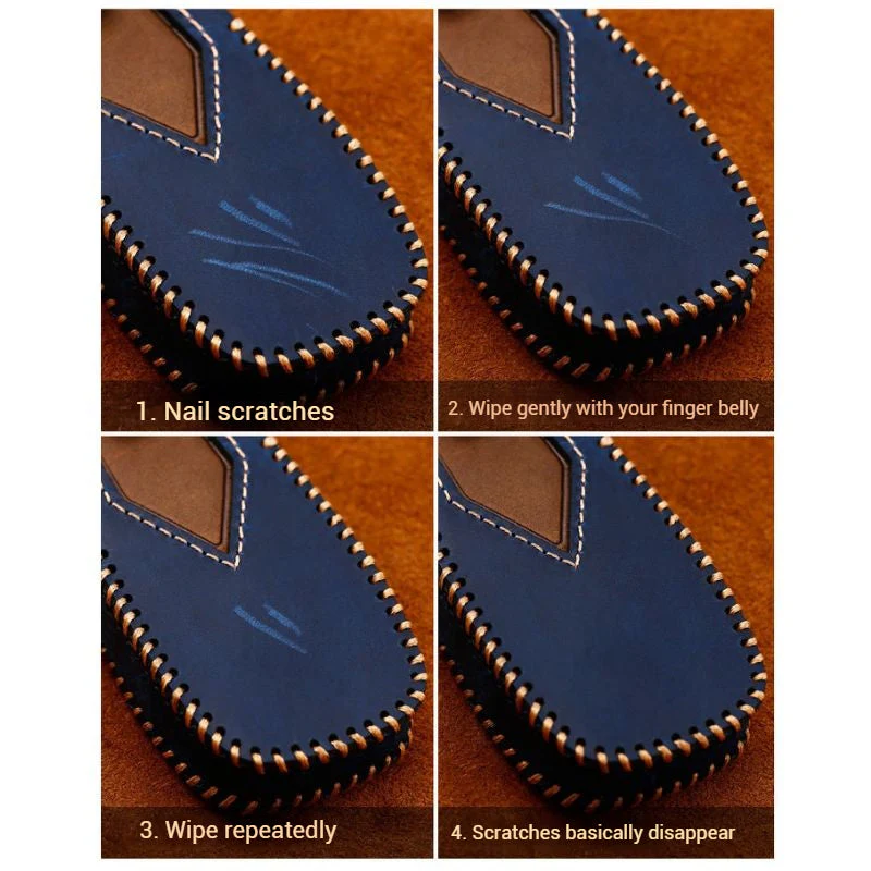 Subaru Cowhide Leather Car Key Fob Protective Cover Case For Outback, Ascent, Forester, Crosstrek, Legacy, Impreza, WRX - Image 8