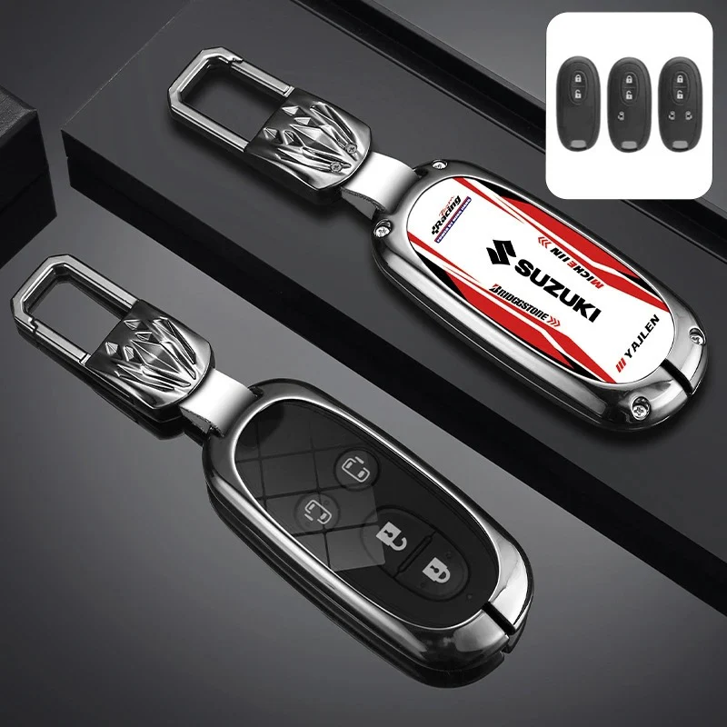 Suzuki Stylish Racing-inspired Design Car Key Fob Case Cover For Hustler, SX4, S-Cross, Baleno, Ertiga, Ciaz, Ignis, Kizashi, Swift, Vitara, Alto, Celerio, Brezza - Image 11