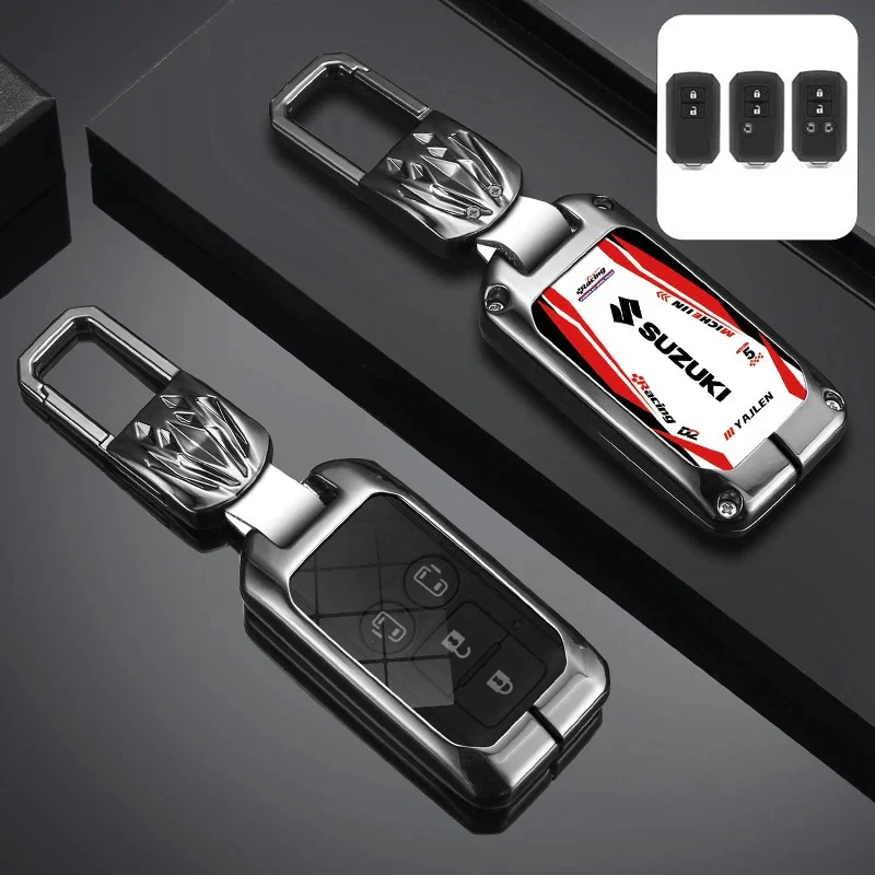 Suzuki Stylish Racing-inspired Design Car Key Fob Case Cover For Hustler, SX4, S-Cross, Baleno, Ertiga, Ciaz, Ignis, Kizashi, Swift, Vitara, Alto, Celerio, Brezza - Image 13
