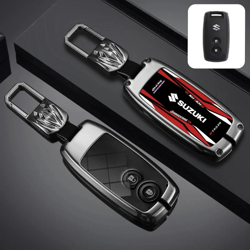 Suzuki Stylish Racing-inspired Design Car Key Fob Case Cover For Hustler, SX4, S-Cross, Baleno, Ertiga, Ciaz, Ignis, Kizashi, Swift, Vitara, Alto, Celerio, Brezza - Image 9