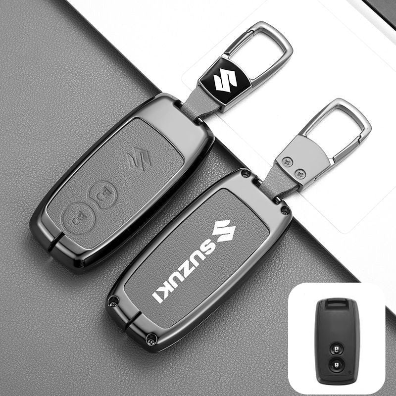 Suzuki Zinc Alloy PU Leather Car Key Fob Case Cover For SX4, Vitara - Image 5