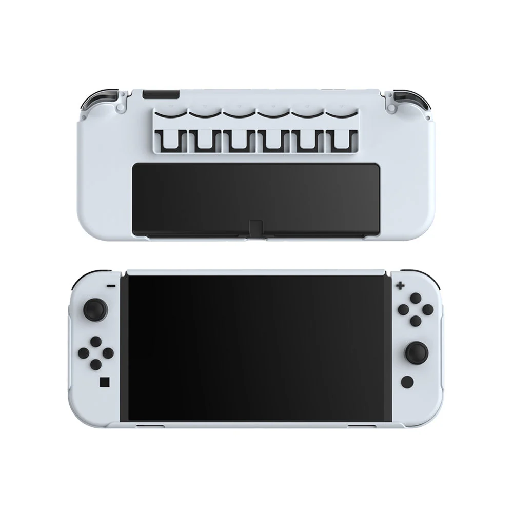 Switch OLED Integrated Protective Shell with 6 Game Card Slots Full Protection Cover - Image 3
