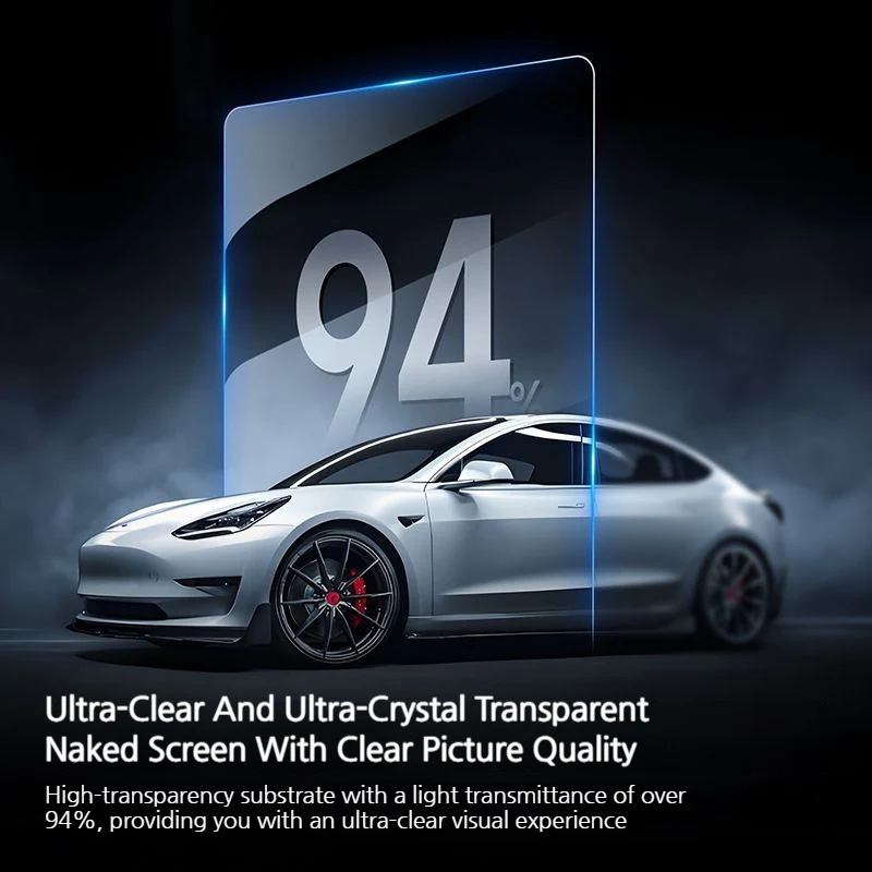 Tesla Model 3 & Model Y 15“ Front Tempered Glass Screen Protector - Image 5