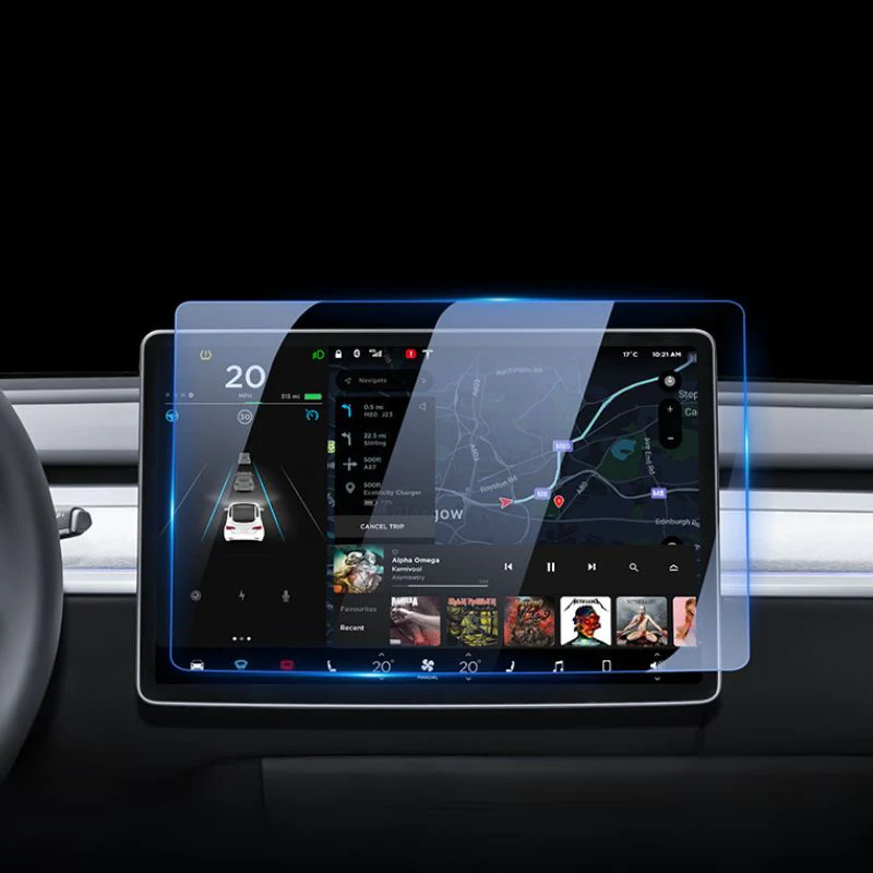 Tesla Model 3 & Model Y 15“ Front Tempered Glass Screen Protector - Image 7